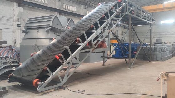 kopen 10-20m/Min DX Type Staalkoordbandtransporteur Ondersteuning Vooruit En Achteruit Richting online manufacture